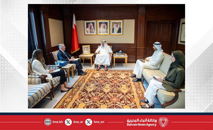 وزير الخارجية يستقبل المدير التنفيذي للمعهد الدولي للدراسات الاستراتيجية في الشرق الأوسط