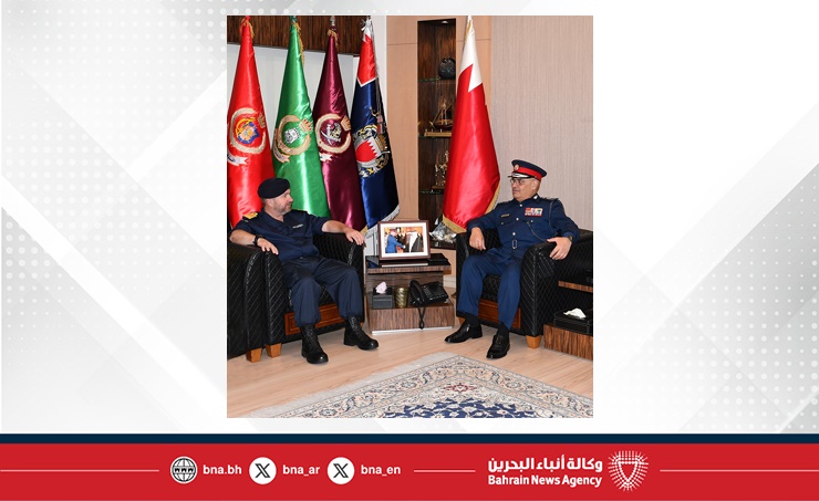 رئيس الأمن العام يبحث التعاون والتنسيق الأمني مع كبير مستشاري الدفاع البريطاني للشرق الأوسط
