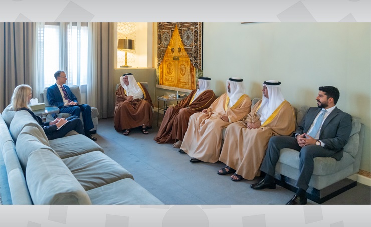 HRH the Crown Prince and Prime Minister meets with the US Ambassador