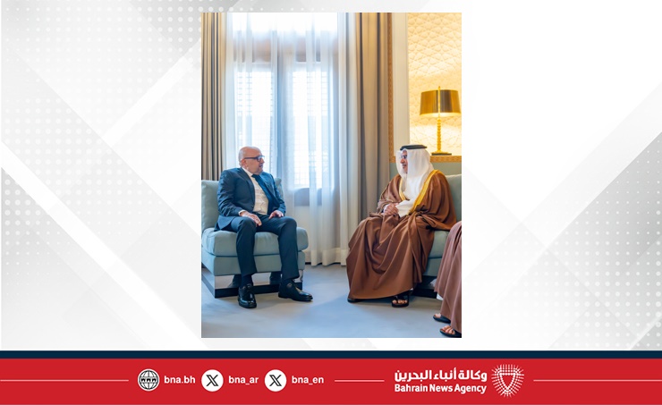 HRH the Crown Prince and Prime Minister meets with the Ambassador of the Syrian Arab Republic to the Kingdom of Bahrain