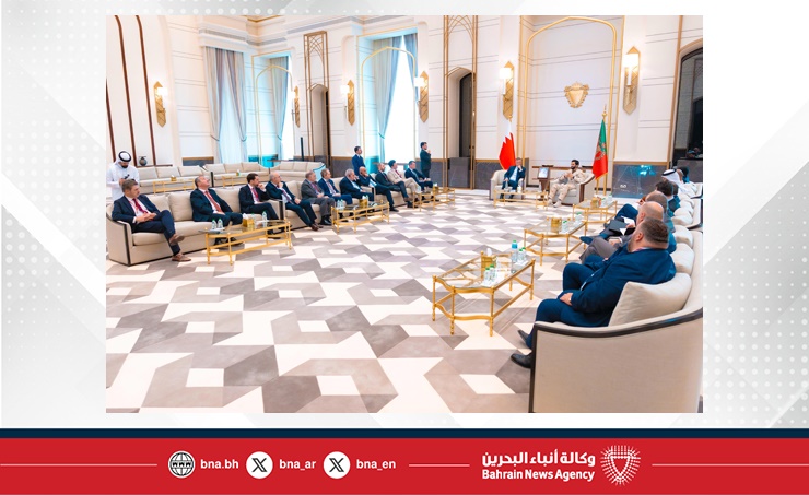 سمو الشيخ ناصر بن حمد آل خليفة يستقبل وفد الجمعية البرلمانية لحلف شمال الأطلسي (الناتو)