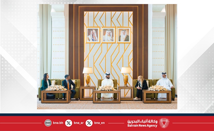 سمو الشيخ ناصر بن حمد آل خليفة يستقبل وفدًا من مجلس إدارة معهد واشنطن لسياسة الشرق الأدنى
