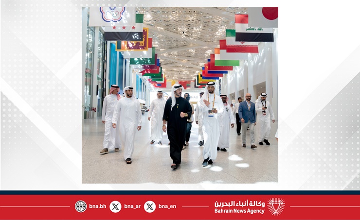 لدى حضور سموه بعض المنافسات بمركز البحرين العالمي للمعارض .. خالد بن حمد يشيد بما تشهده دورة الألعاب الآسيوية للشباب من نجاحات تنظيمية وتنافسية
