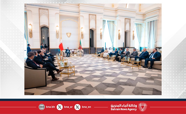 سمو الشيخ ناصر بن حمد آل خليفة يستقبل وفد الجمعية البرلمانية لحلف شمال الأطلسي (الناتو)