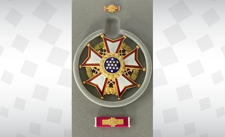 HM King Awarded Legion Of Merit Degree Chief Commander By US President