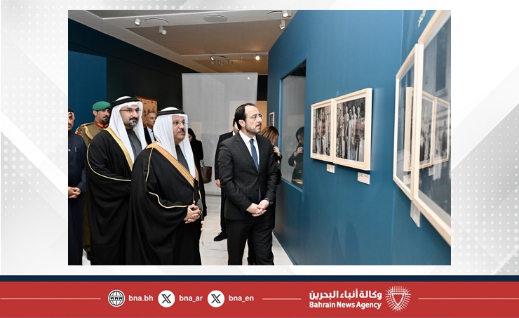 رئيس جمهورية قبرص يقوم بزيارة متحف البحرين الوطني