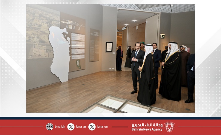 رئيس جمهورية قبرص يقوم بزيارة متحف البحرين الوطني