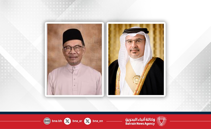 سمو ولي العهد رئيس مجلس الوزراء يتلقى اتصالاً هاتفياً من رئيس وزراء ماليزيا