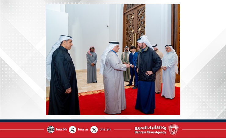 HH Shaikh Khalid bin Hamad receives national handball team following Asian title