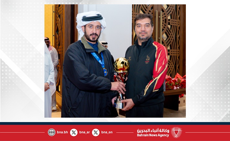 عبر عن اعتزازه بالإنجاز التاريخي .. خالد بن حمد في مقدمة مستقبلي منتخب كرة اليد بطل كآس آسيا