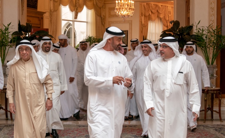HRH Crown Prince meets HH Crown Prince of Abu Dhabi