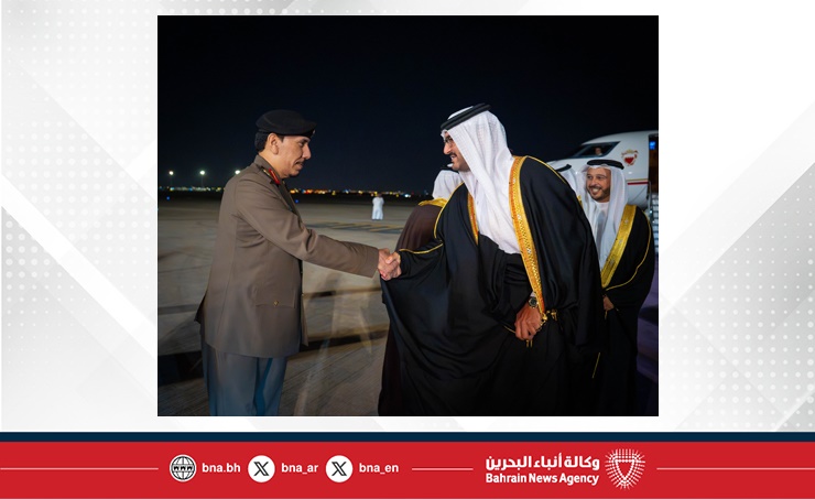 بتكليف من جلالة الملك المعظم.. سمو الشيخ عيسى بن سلمان بن حمد آل خليفة يصل إلى المملكة العربية السعودية لترؤس وفد مملكة البحرين إلى منتدى مبادرة مستقبل الاستثمار 2025