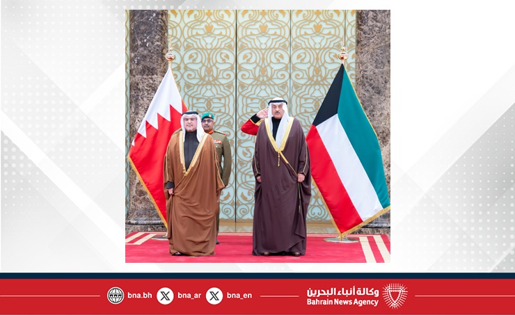 HRH the Crown Prince and Prime Minister arrives in the State of Kuwait