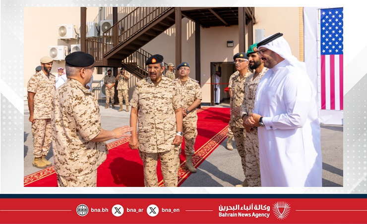 لدى تفضل سموه برعاية حفل افتتاح مركز القيادة المشترك.. سمو ولي العهد نائب القائد الأعلى للقوات المسلحة رئيس مجلس الوزراء: العلاقات البحرينية الأمريكية بلغت مستويات متقدمة من التعاون في ظل ما يجمع البلدين من الاتفاقيات والشراكات الاستراتيجية المتينة