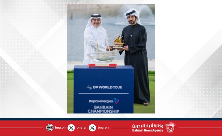 نيابة عن جلالة الملك المعظم..سمو ولي العهد رئيس مجلس الوزراء يحضر حفل ختام بطولة بابكو إنرجيز البحرين للجولف
