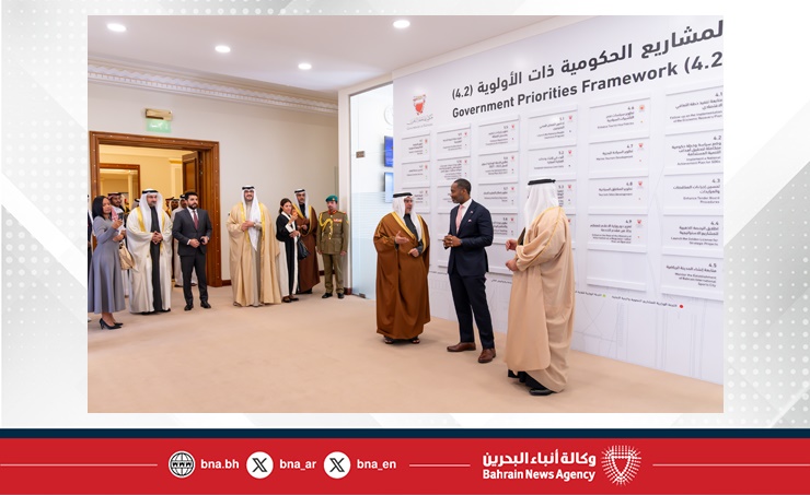 لدى لقاء سموه رئيس وزراء برمودا.. سمو ولي العهد رئيس مجلس الوزراء يؤكد الحرص المتبادل على تنمية وتعزيز علاقات التعاون بين مملكة البحرين وبرمودا