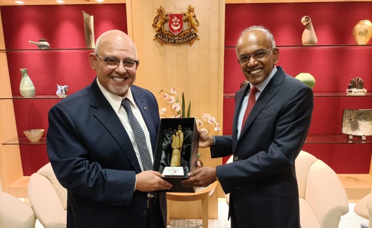 نائب رئيس المجلس الأعلى للقضاء رئيس محكمة التمييز يناقش التعاون مع