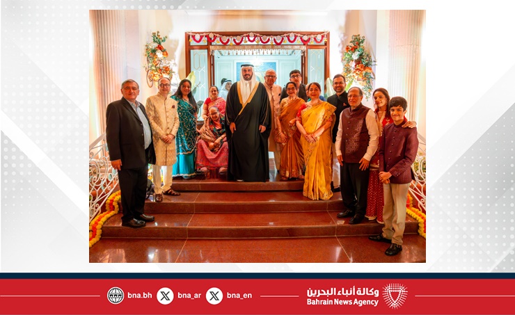 نيابةً عن سمو ولي العهد رئيس مجلس الوزراء.. سمو الشيخ محمد بن سلمان بن حمد يزور عدد من الأسر بمناسبة ديوالي ورأس السنة الهندية