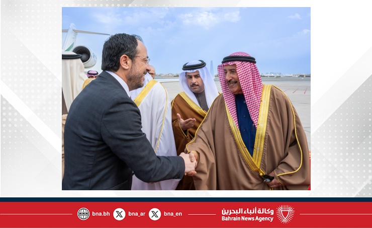 رئيس جمهورية قبرص يصل إلى البلاد