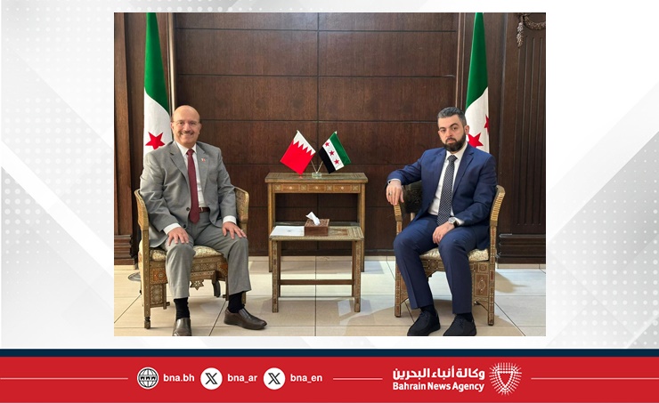 وزير الإدارة المحلية والبيئة السورية يستقبل سفير مملكة البحرين في دمشق
