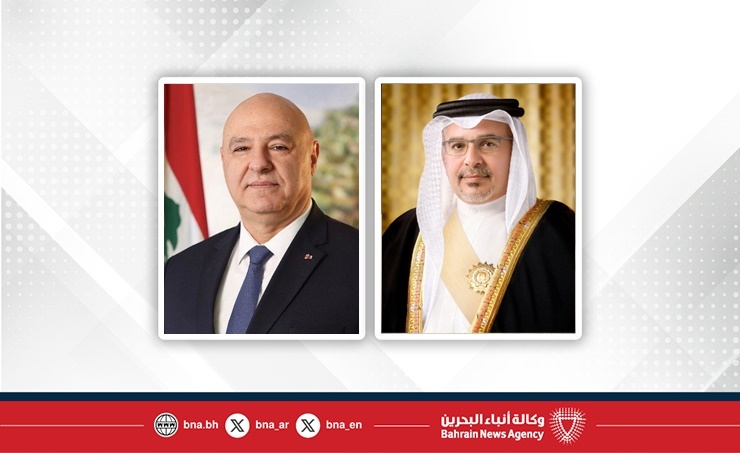 HRH the Crown Prince and Prime Minister congratulates the President of the Republic of Lebanon