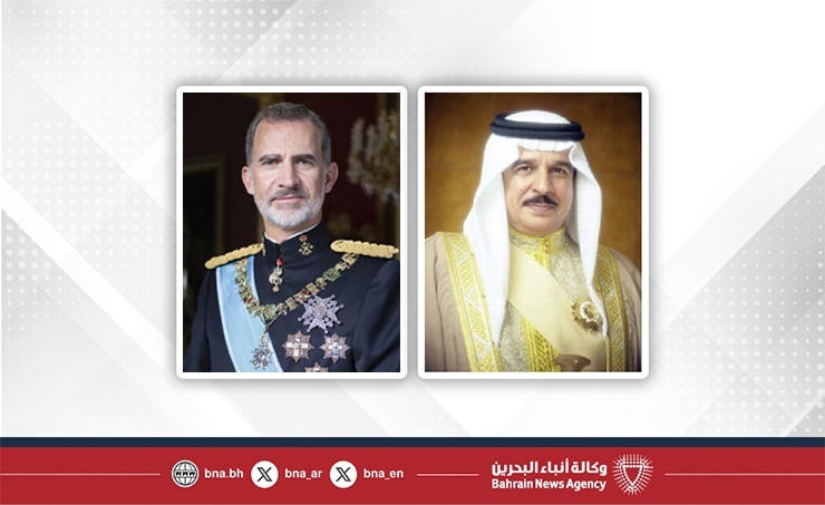 جلالة الملك المعظم يتلقى اتصالاً هاتفياً من ملك مملكة إسبانيا
