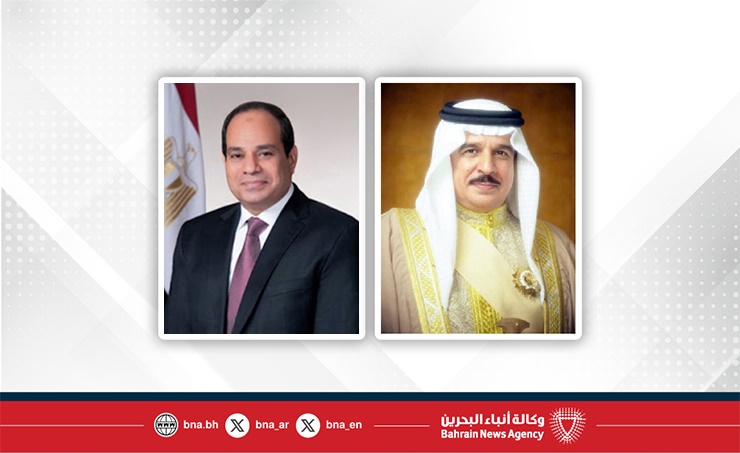 HM King receives calls from HE Egyptian President