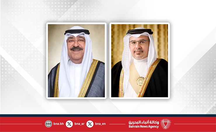 HRH the Crown Prince and Prime Minister congratulates the Amir of the State of Kuwait