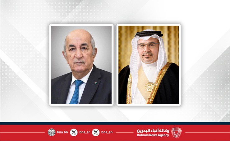 HRH the Crown Prince and Prime Minister congratulates the President of the People's Democratic Republic of Algeria