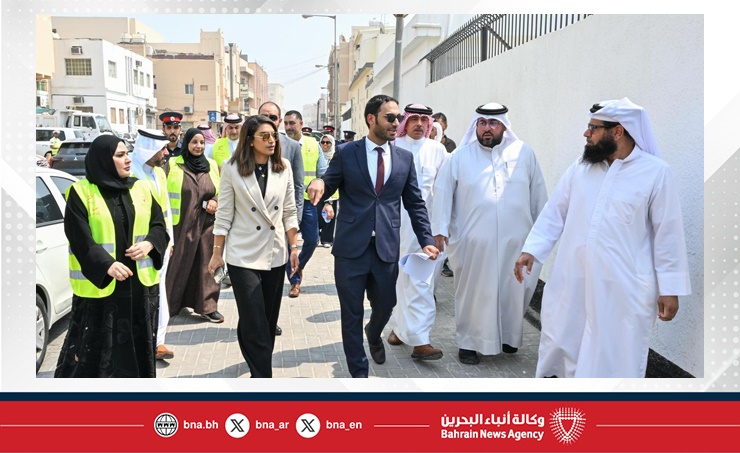تنسيق مشترك للأعمال الإنشائية في مواقع تطوير مدينة المحرق بالتزامن مع الحركة المرورية لعودة المدارس