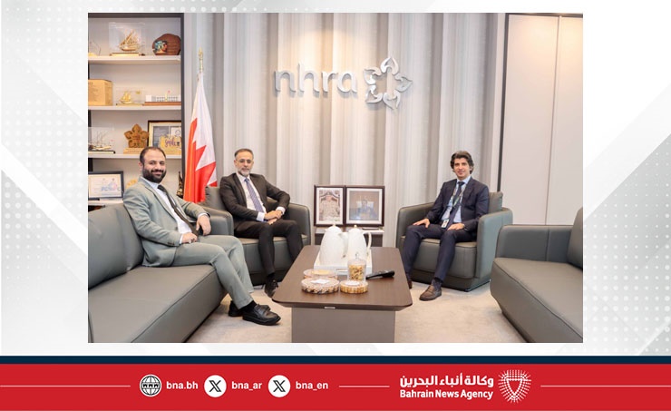 البحرين – الرئيس التنفيذي للهيئة الوطنية لتنظيم المهن والخدمات الصحية يستقبل رئيس جمعية الأطباء البحرينية