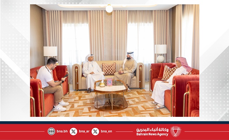 الأمين العام للجنة الأولمبية البحرينية يستقبل مدير عام المجلس الأولمبي الآسيوي
