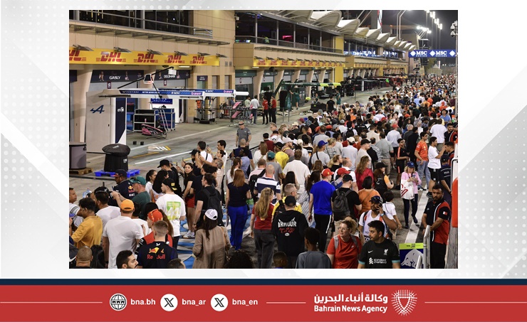 حلبة البحرين الدولية تفتح أبوابها لاستقبال جماهير تجارب الفورمولا وان