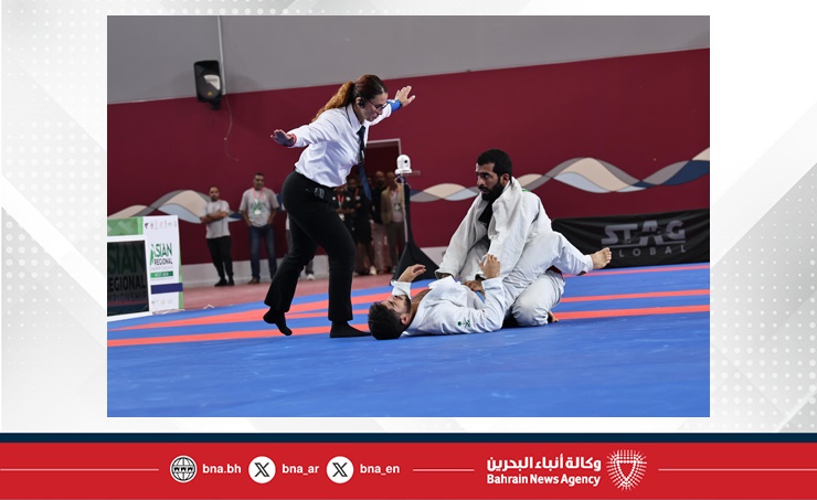 سموه يشيد بالتنظيم والمستويات القوية ويتوّج الفائزين.. سلمان بن محمد يشهد منافسات بطولة غرب آسيا للجوجيتسو 2025