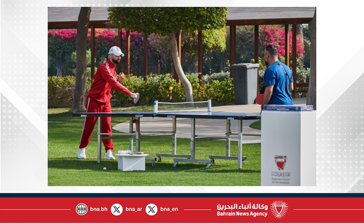 المجلس الأعلى للبيئة ينظم برنامجا رياضيا لموظفيه بمناسبة اليوم الرياضي لمملكة البحرين