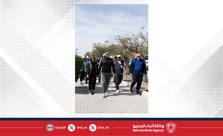 جهاز المساحة والتسجيل العقاري يشارك في فعاليات اليوم الرياضي لمملكة البحرين