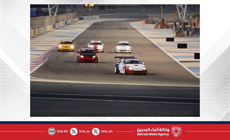 انطلاق الجولة الختامية ليوم السباقات الوطنية بحلبة البحرين الدولية