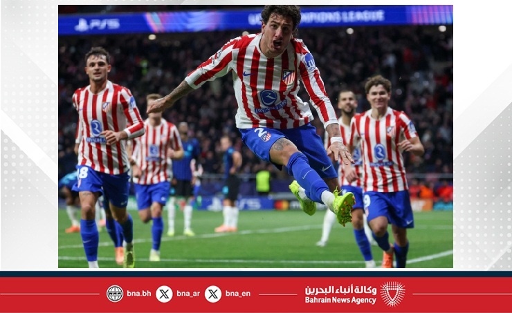 أتليتيكو يهزم إنتر 2-1 بضربة رأس في الوقت بدل الضائع بدوري الأبطال
