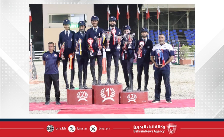 فريق وزارة الداخلية لقفز الحواجز يحقق المركز الأول في المسابقة الكبرى لبطولة الاتحاد الملكي لقفز الحواجز