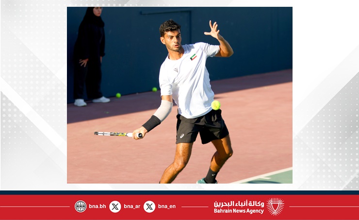 نهائي سعودي لبطولة الزوجي لكأس الخليج للتنس للرجال ونصف نهائي سعودي كويتي في فردي البطولة