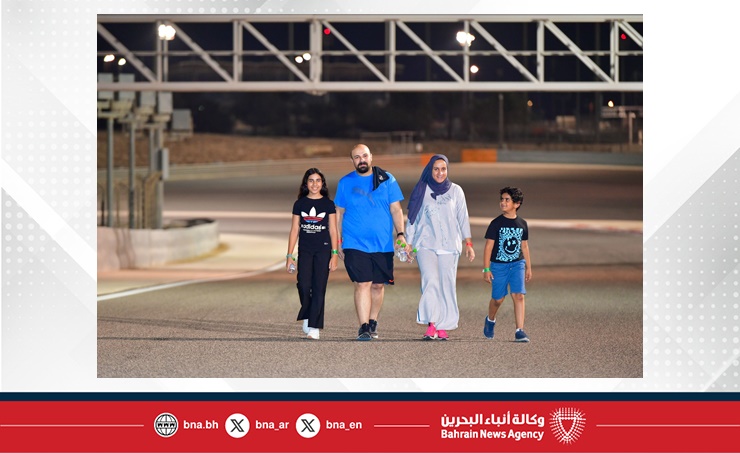 فعالية "بتلكو فتنس" تنطلق من جديد على مضمار حلبة البحرين الدولية
