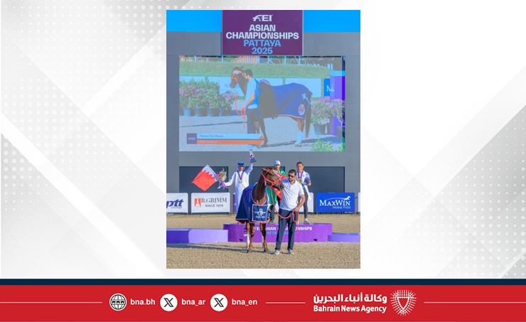 جواد الفريق الملكي فرون دي مووس ينال جائزة أفضل حالة جواد.. تتويج الفارس سعود مبارك بالمركز الثاني في بطولة آسيا للفروسية