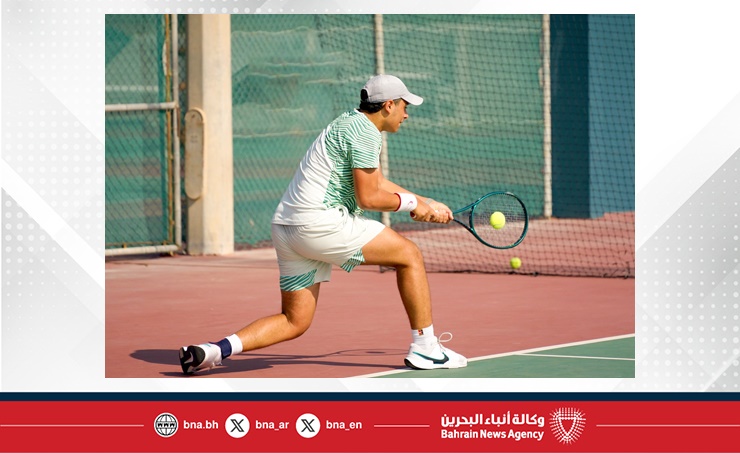البحريني أحمد السيد يتقدم إلى الدور الثاني بالبطولة العربية للتنس للناشئين