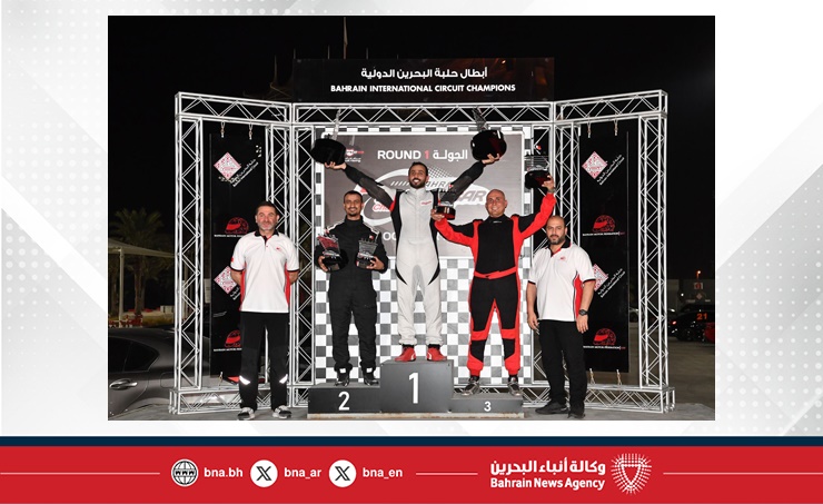علي المنصوري يتألق في يوم السباقات الوطنية بحلبة البحرين الدولية