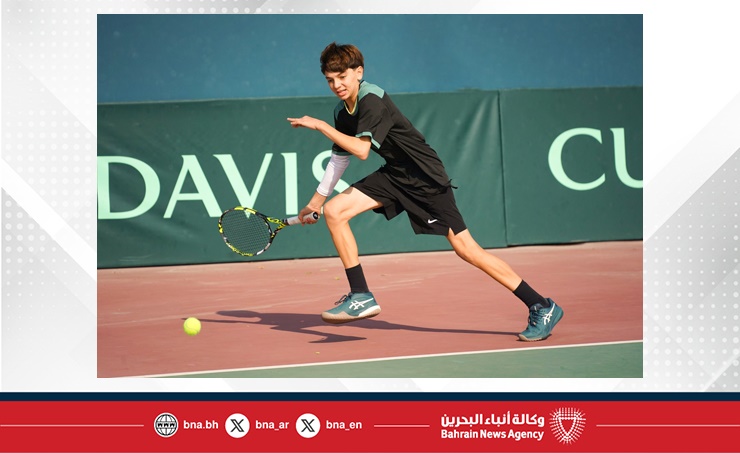 البحريني أحمد السيد يتقدم إلى الدور الثاني بالبطولة العربية للتنس للناشئين