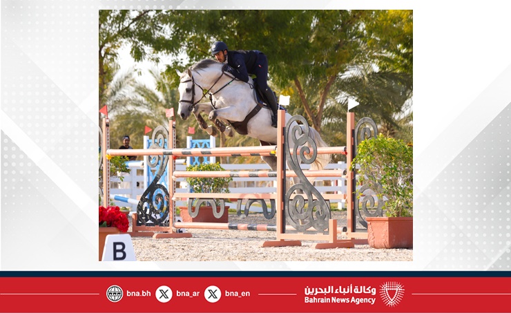 ضمن بطولة سمو الشيخ خالد بن حمد آل خليفة الدولية لقفز الحواجز.. الفارس حسين دادالله يحقق لقب المسابقتين الأولى والثالثة وسلطان الرميحي يكسب لقب الثانية