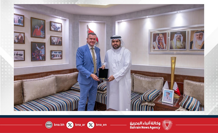 سمو الشيخ عيسى بن علي يستقبل رئيس الوكالة الدولية لمكافحة المنشطات