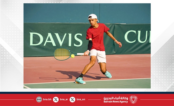 البحريني أحمد السيد يتقدم إلى الدور الثاني بالبطولة العربية للتنس للناشئين