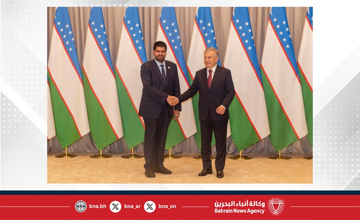 لدى استقبال فخامته الوفود الآسيوية الرياضية.. عيسى بن علي يلتقي رئيس جمهورية أوزبكستان