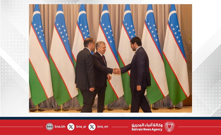 لدى استقبال فخامته الوفود الآسيوية الرياضية.. عيسى بن علي يلتقي رئيس جمهورية أوزبكستان